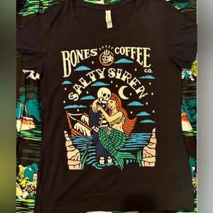 Salty Siren Tee From Bones Coffee Company